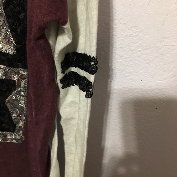 XS Victoria’s Secret PINK sparkle shit! Sequins!!! - Picture 5 of 6